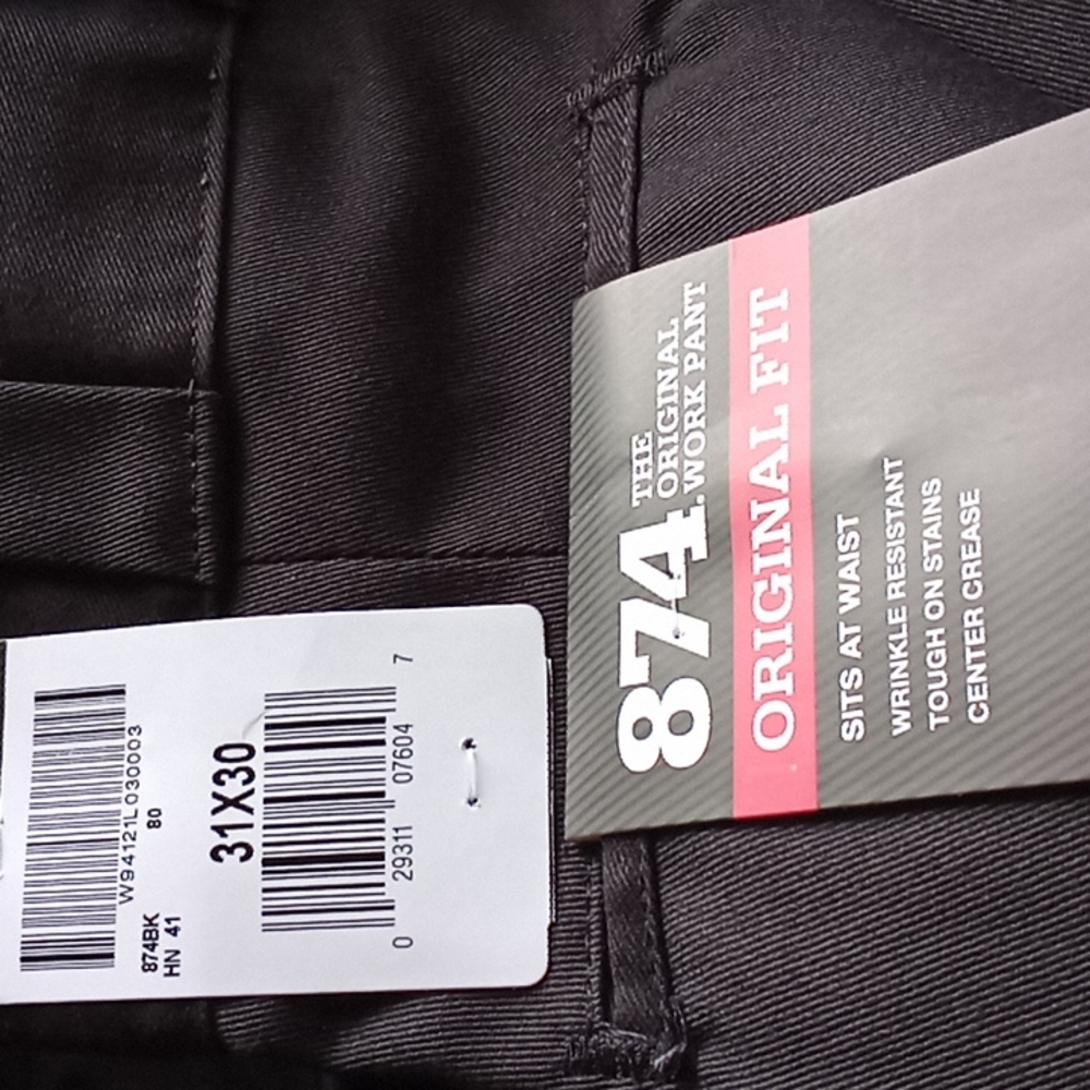 Black dickies 31x30 874 work pants